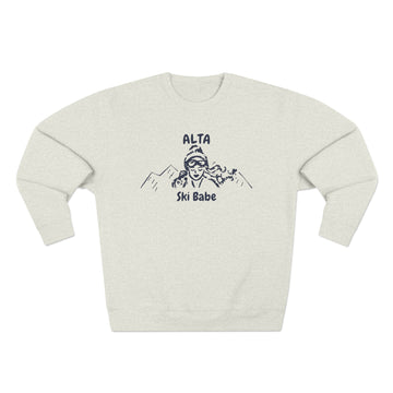Premium Alta, Utah Ski Babe Sweatshirt
