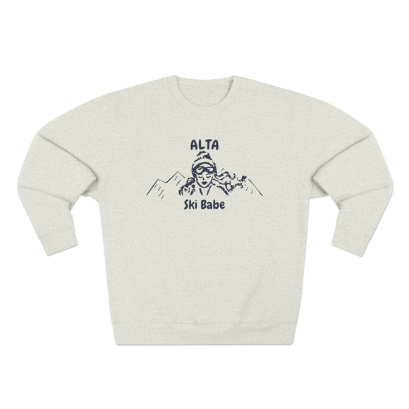 Premium Alta, Utah Ski Babe Sweatshirt