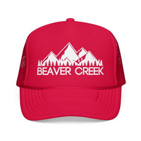 Buy red Beaver Creek, Colorado Trucker Hat - Beaver Creek Cap