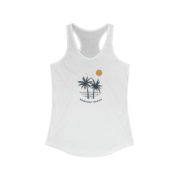 Newport Beach, California Women's Racerback Tank Top