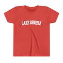 Lake Geneva, Wisconsin Youth Graphic Tee - Kids Lake Geneva T Shirt-5