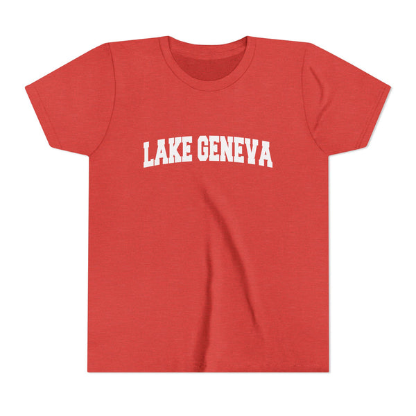Lake Geneva, Wisconsin Youth Graphic Tee - Kids Lake Geneva T Shirt