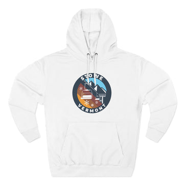 Premium Stowe, Vermont Ski Lift Hoodie