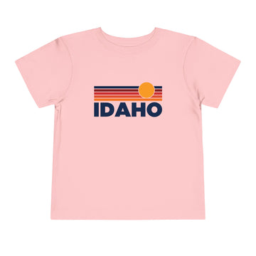 Buy pink Idaho Toddler T-Shirt - Retro Sun Tee