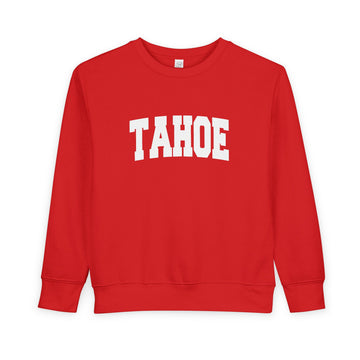 Buy red Lake Tahoe, California Toddler Sweatshirt - Lake Tahoe Toddler Crewneck Sweatshirt