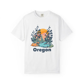 Oregon Graphic Tee, Comfort Colors Retro Unisex T shirt