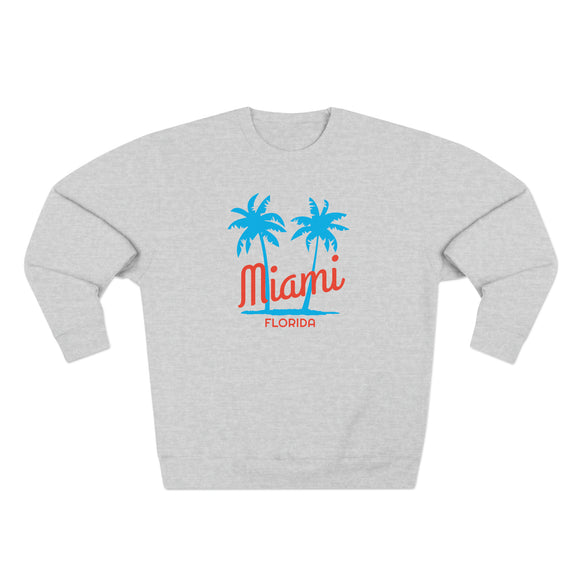 Premium Miami, Florida Sweatshirt - Retro Unisex Sweatshirt