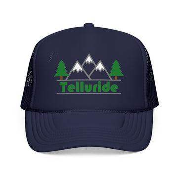 Telluride, Colorado Trucker Hat - Foam Mountain Cap