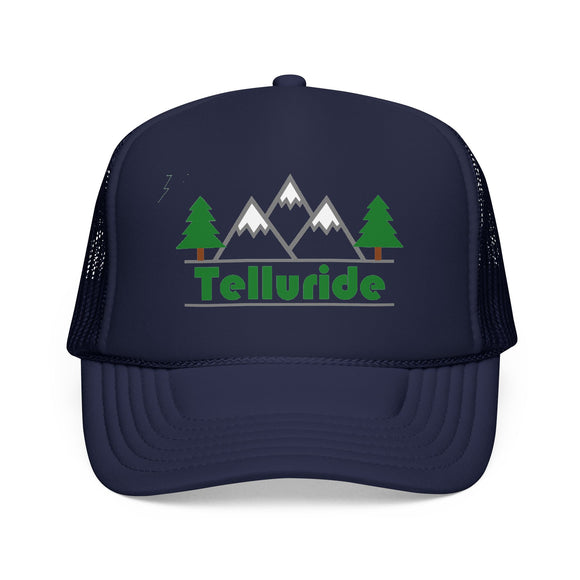 Telluride, Colorado Trucker Hat - Foam Mountain Cap