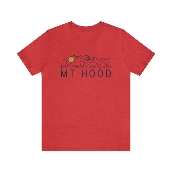 Mt Hood, Oregon T-Shirt - Retro Unisex Mt Hood Shirt