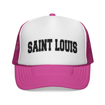 Buy pink St Louis, Missouri Collegiate Style Trucker Hat