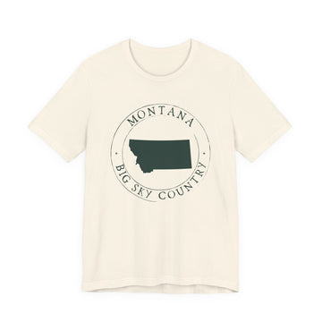 Buy natural Montana T-Shirt — State Graphic Tee