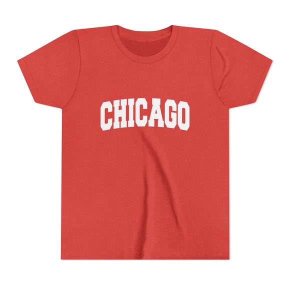 Chicago, Illinois Youth Graphic Tee - Kids Chicago T Shirt