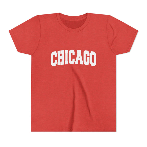 Chicago, Illinois Youth Graphic Tee - Kids Chicago T Shirt