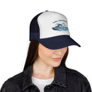Lake Champlain Wakeboard Boat Trucker Hat-11