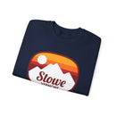 Stowe, Vermont Sweatshirt - Unisex Retro Ombre Crewneck Stowe Sweatshirt-15