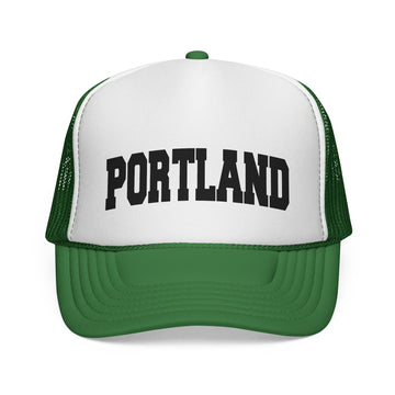 Buy green Portland, Oregon Collegiate Style Trucker Hat