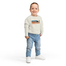 California Toddler Sweatshirt - Retro Mountain California Toddler Crewneck Sweatshirt-10