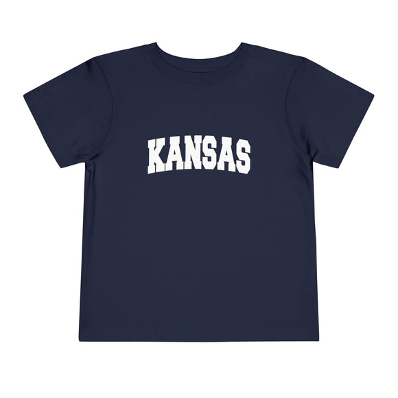 Kansas Toddler Graphic Tee - Kids Kansas Vacation Shirt