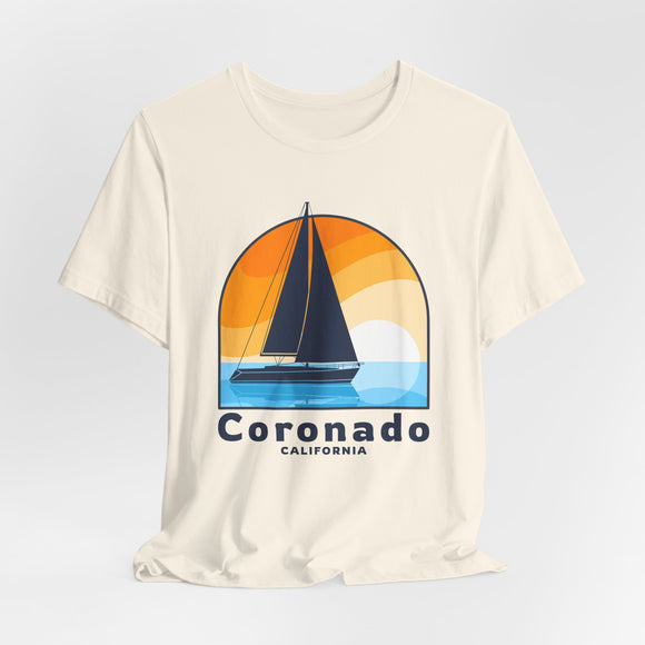 Coronado, California T Shirt - Sailboat Tee