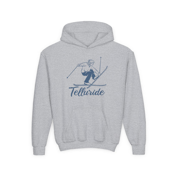 Telluride, Colorado Youth Hoodie - Snow Ski Kids Telluride Hooded Sweatshirt