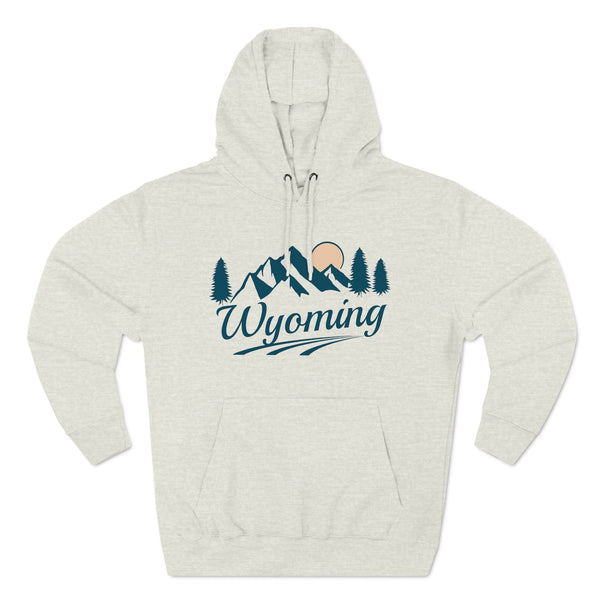 Premium Wyoming Hoodie - Retro Unisex Sweatshirt