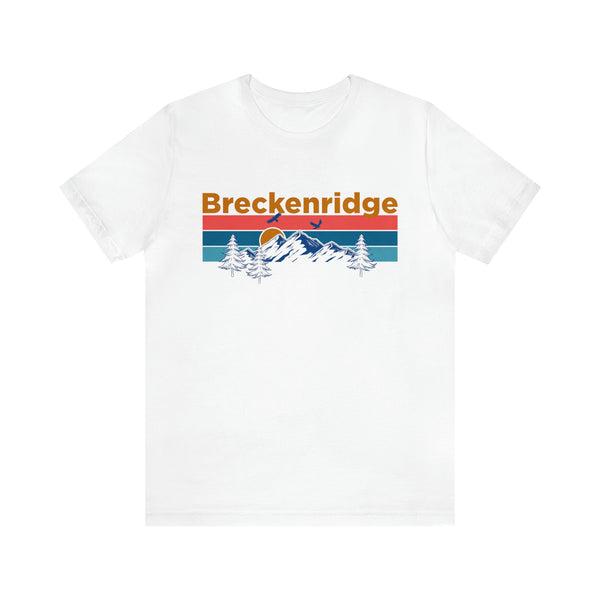 Breckenridge, Colorado Shirt - Mountain Sunset Unisex Breckenridge T-Shirt
