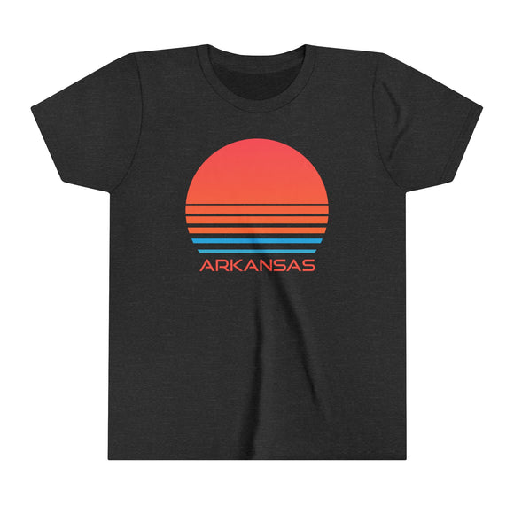 Arkansas Youth Shirt - Retro 80s Arkansas Kid's T-Shirt