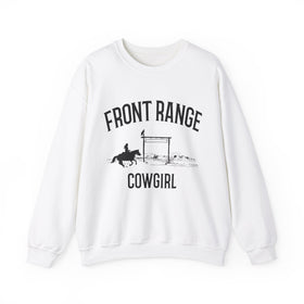 Front Range, Colorado Sweatshirt - Mountain Cowgirl Graphic Crewneck