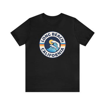Buy black Long Beach, California T-Shirt - Unisex Long Beach Shirt