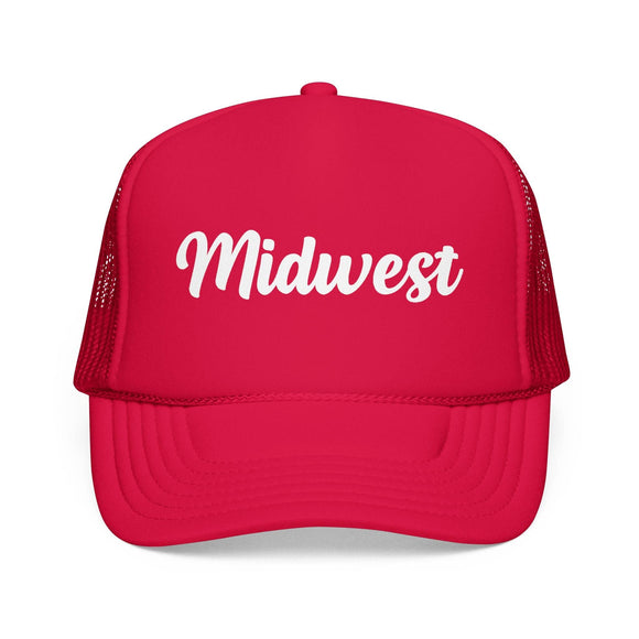 Kids Midwest Foam Trucker Hat, Mesh Back - Youth Snapback