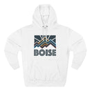 Boise, Idaho Hoodie - Retro Mountain Unisex Sweatshirt-2