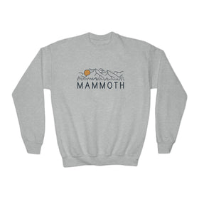 Mammoth, California Youth Sweatshirt - Unisex Kid's Mammoth Crewneck Sweatshirt
