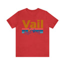 Vail, Colorado Shirt - Mountain Sunset Unisex Vail T-Shirt-6