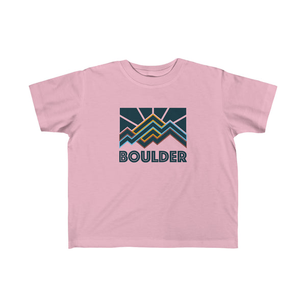 Boulder, Colorado Toddler T-Shirt - Toddler Boulder Shirt