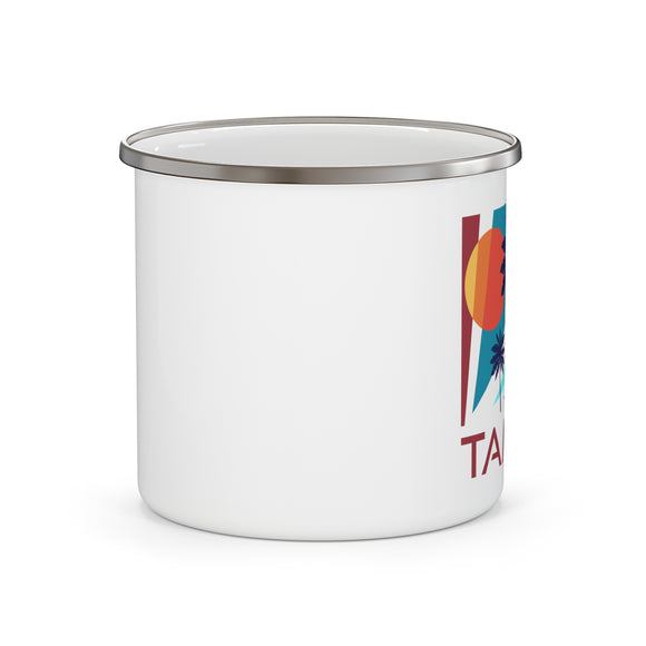 Tampa, Florida Camp Mug - Retro Enamel Campfire Tampa Mug