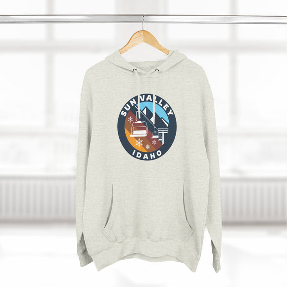 Premium Sun Valley, Idaho Ski Lift Hoodie