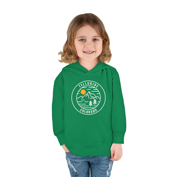Telluride, Colorado Toddler Hoodie - Unisex Telluride Toddler Sweatshirt