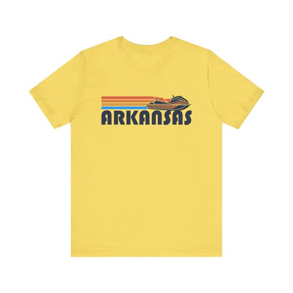 Arkansas T Shirt - Retro Jetski PWC Graphic Arkansas Tee