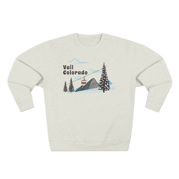 Premium Vail, Colorado Sweatshirt Unisex Crewneck, Premium Sweatshirt, Crewneck Jumper, Ski Resort Apparel