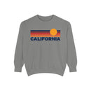 California Sunset Stripes Sweatshirt | Comfort Colors - 100% Cotton-4