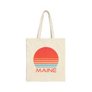 Maine Cotton Canvas Maine Tote Bag - Retro 80s-1