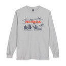 Nevada Après-ski Long Sleeve Shirt - Mountain Retro Skiing-1