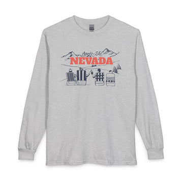 Nevada Après-ski Long Sleeve Shirt - Mountain Retro Skiing