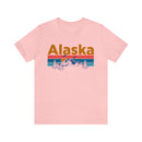 Alaska T-Shirt - Mountain Sunset Unisex Alaska Shirt-10
