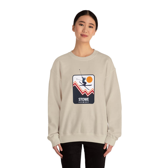 Stowe, Vermont Sweatshirt - Unisex Snow Ski Jump Stowe Sweatshirt