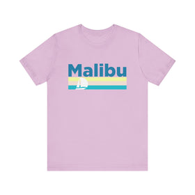 Buy lilac Malibu, California T Shirt - Sailboat Graphic Tee