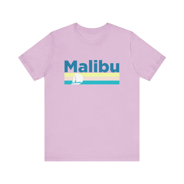 Malibu, California T Shirt - Sailboat Graphic Tee