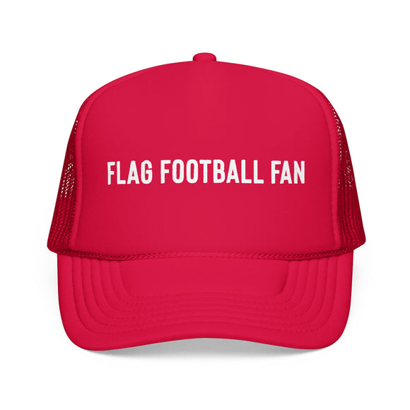 Flag Football Fan Trucker Hat - Foam Flag Football Fan Cap