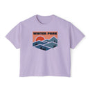 Women's Winter Park, Colorado Boxy Graphic Tee - Slightly Cropped-5